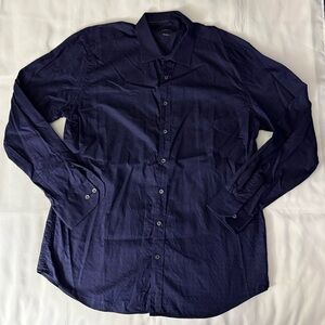 Bugatchi Shaped Fit Long Sleeve Button Down Shirt